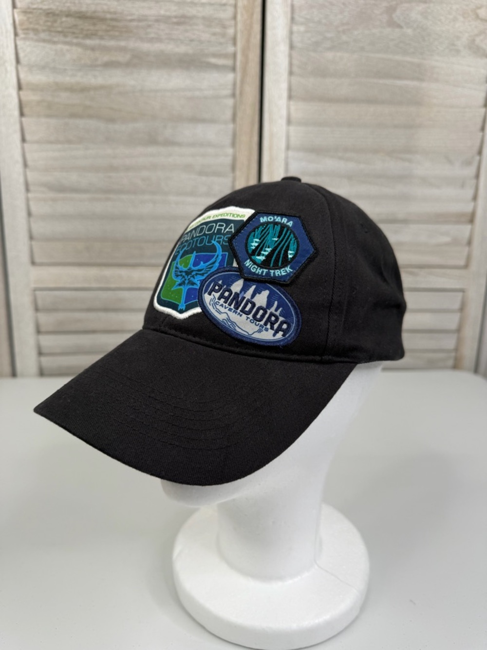 DISNEY Animal Kingdom/Pandora Avatar Themed Baseball Hat Black/Multi-OS